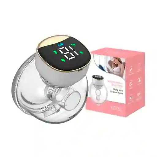 Extractor Eléctrico Individual Portátil Manos Libres, Con 4 Modos Y 12 Niveles De Succión Dorado