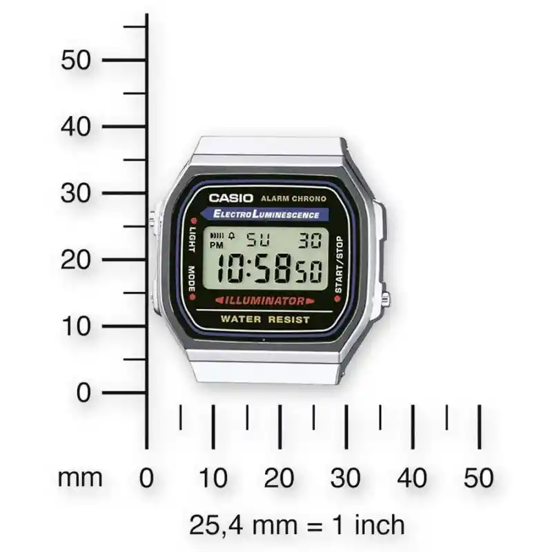 Reloj Casio A158wa-1 Reloj Clásico Casio Digital Aaa 1:1 Reloj Hombre Reloj Mujer