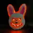 Mascara Conejo De Peluche Sangriento - Naranja