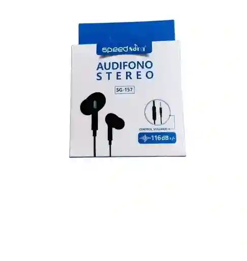 Audífonos Stereo Sg 157 + Control De Volumen