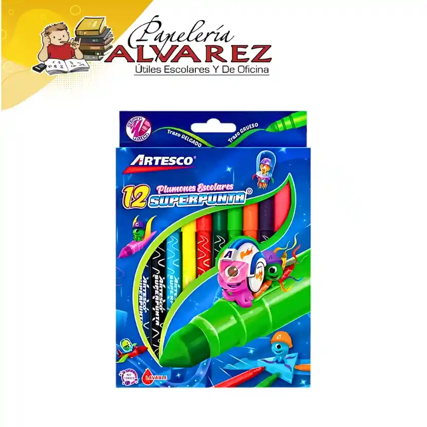 Plumon Artesco X12 Superpunta Lavable