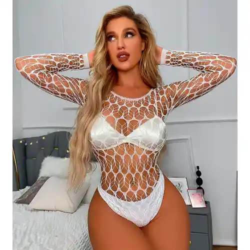 Body De Malla Candy Lights White