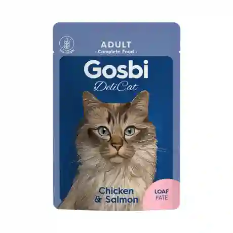 Gosbi Delicat Adulto Chicken Salmon X 70 Gr