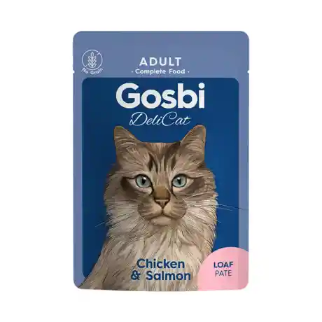 Gosbi Delicat Adulto Chicken Salmon X 70 Gr