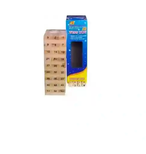 Juego De Madera Jenga De 54 Piezas (mediano)