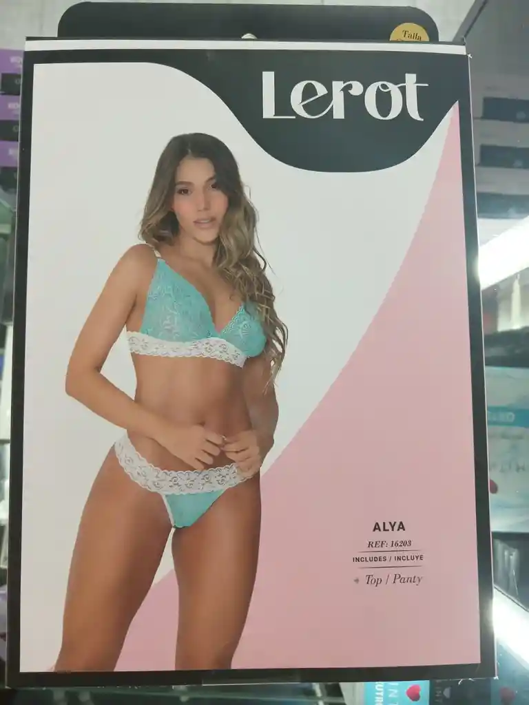 Conjunto De Encaje Alya Lerot Sm