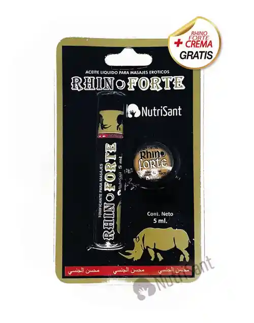 Retardante Rhino Forte Spray X 5 Ml + Crema Gratis