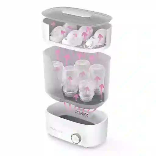 Esterilizador Y Secador Eléctrico Premium 4 En 1, Con Capacidad Para 6 Teteros Y Accesorios