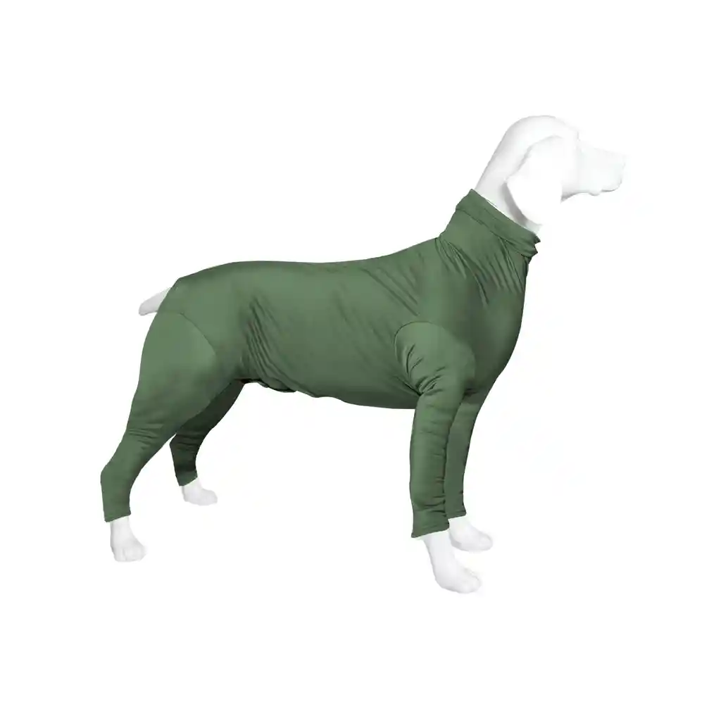 Enterizo Perro Con Mangas Verde Oliva Talla Xl