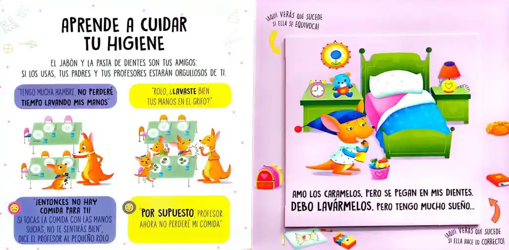 Libro Infantil Educativo Desplegable Yo Aprendo Hábitos Niño