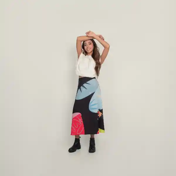 Xl / Falda Amor Incondicional - Negro