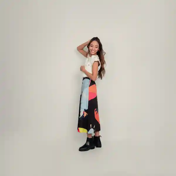Xl / Falda Amor Incondicional - Negro