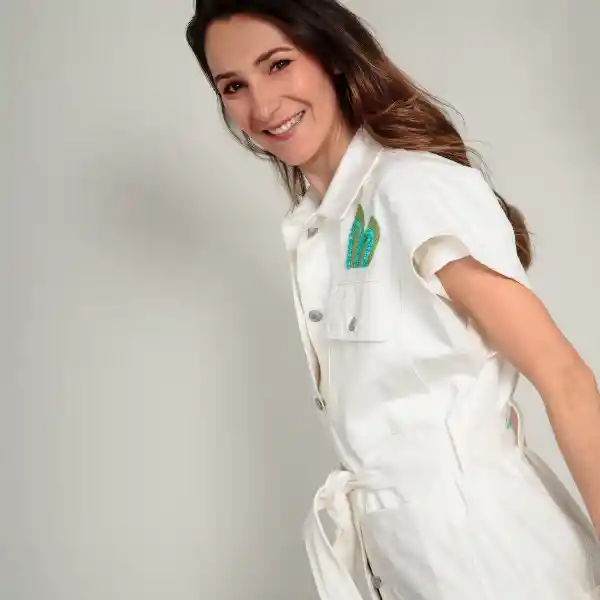 Xl / Chaleco Con Amor Siempre - Marfil