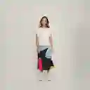 M / Camiseta Bolsillos - Marfil