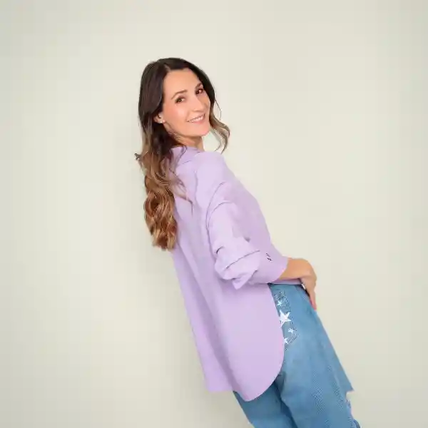 S / Camisa Love Always - Lila