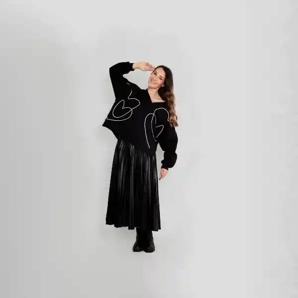 S / Buzo Lazos De Amor - Negro