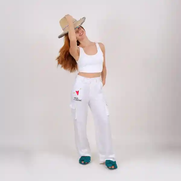 42 / Pantalón Dreams - Blanco