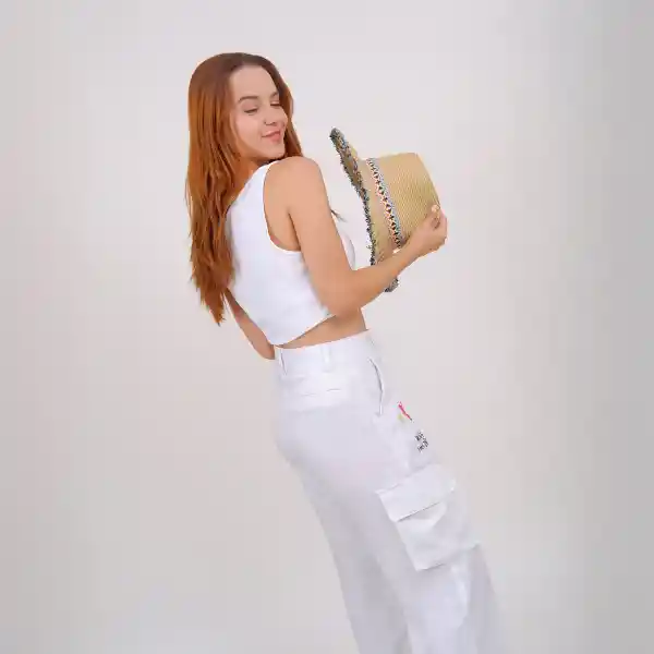 38 / Pantalón Dreams - Blanco