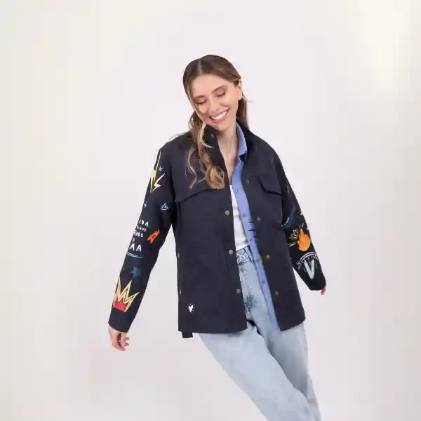 M / Chaqueta Fuego - Azul