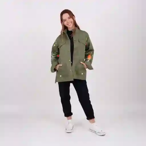 S / Chaqueta Fuego - Verde Militar