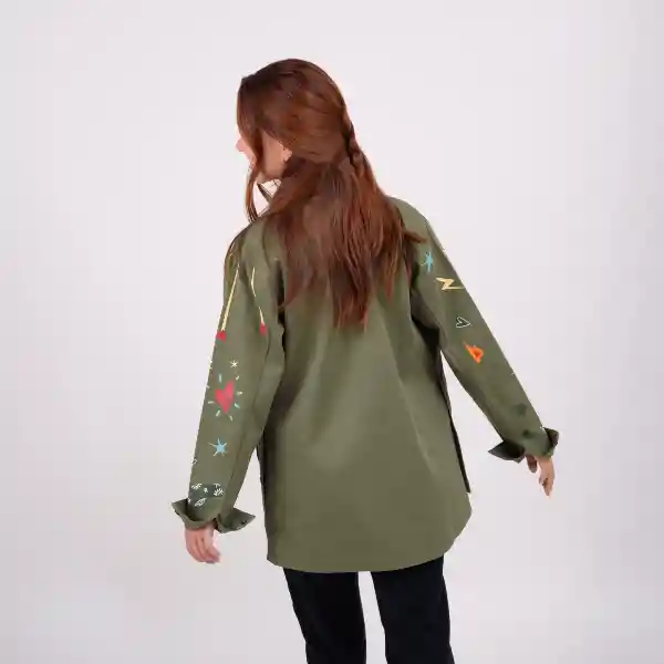 S / Chaqueta Fuego - Verde Militar