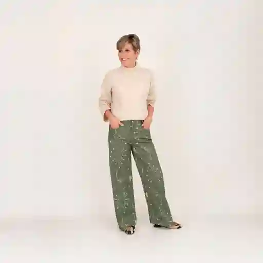 36 / Pantalón Aquí Y Ahora - Verde