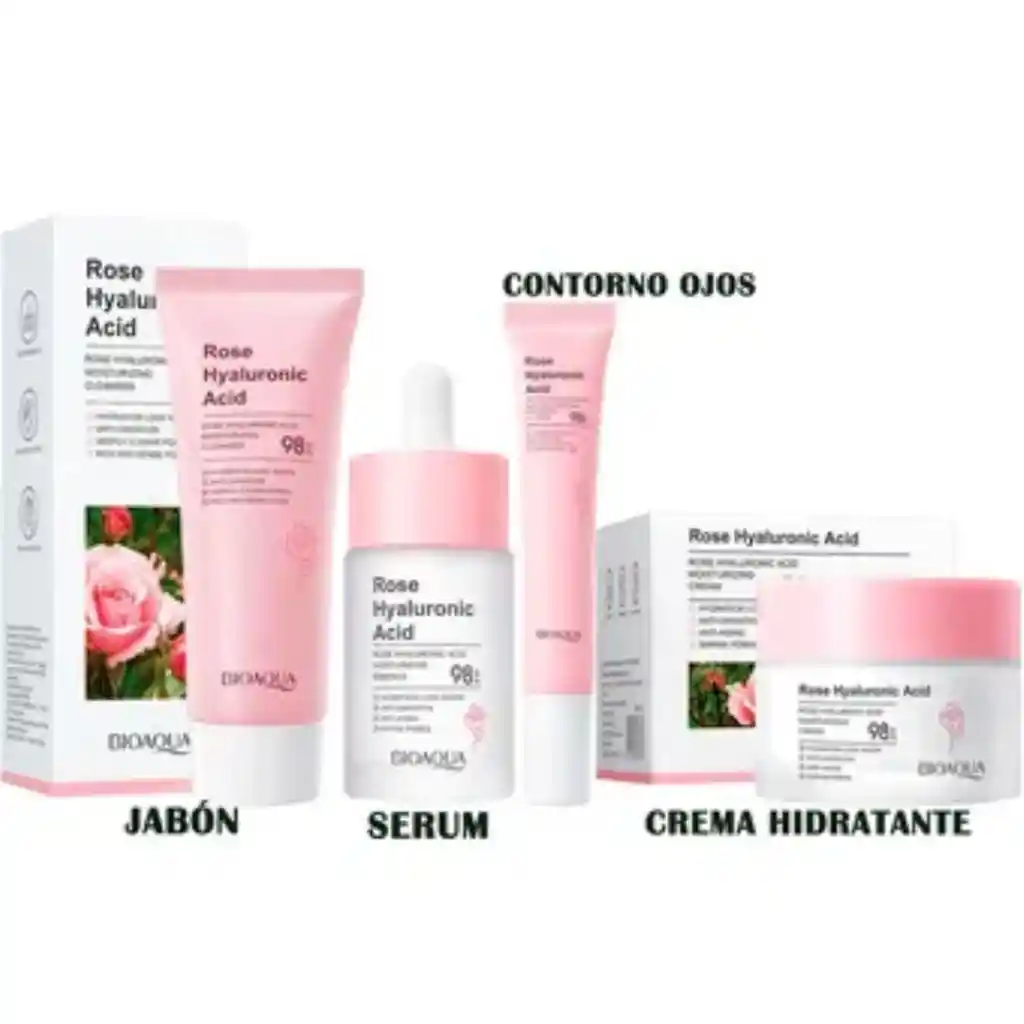 Combo De Rosas Y Acido Hialuronico