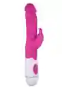 Vibrador Consolador Doble Estimulacion Conejo Pene Lujo Doble Estimulo