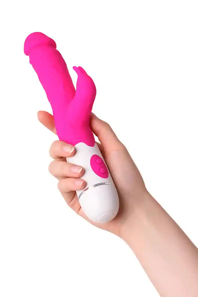 Vibrador Consolador Doble Estimulacion Conejo Pene Lujo Doble Estimulo