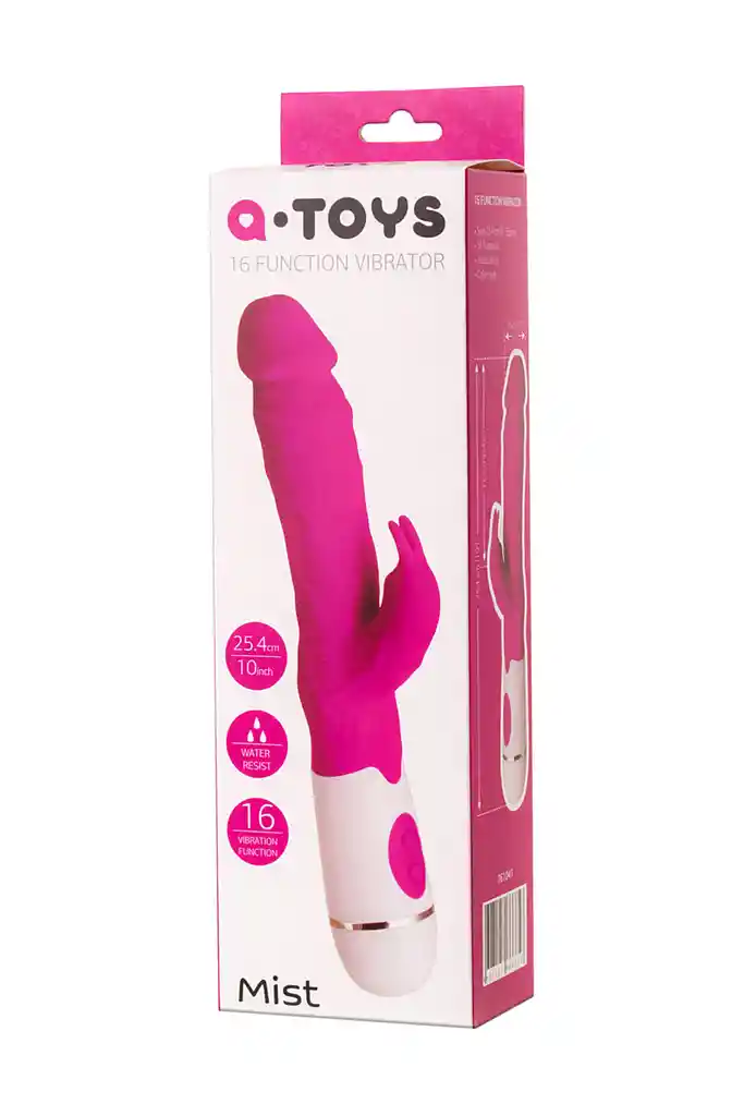 Vibrador Consolador Doble Estimulacion Conejo Pene Lujo Doble Estimulo