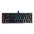 Teclado Gamer Vsg Mintaka Qwerty Español Latinoamérica Color Negro Con Luz Rgb