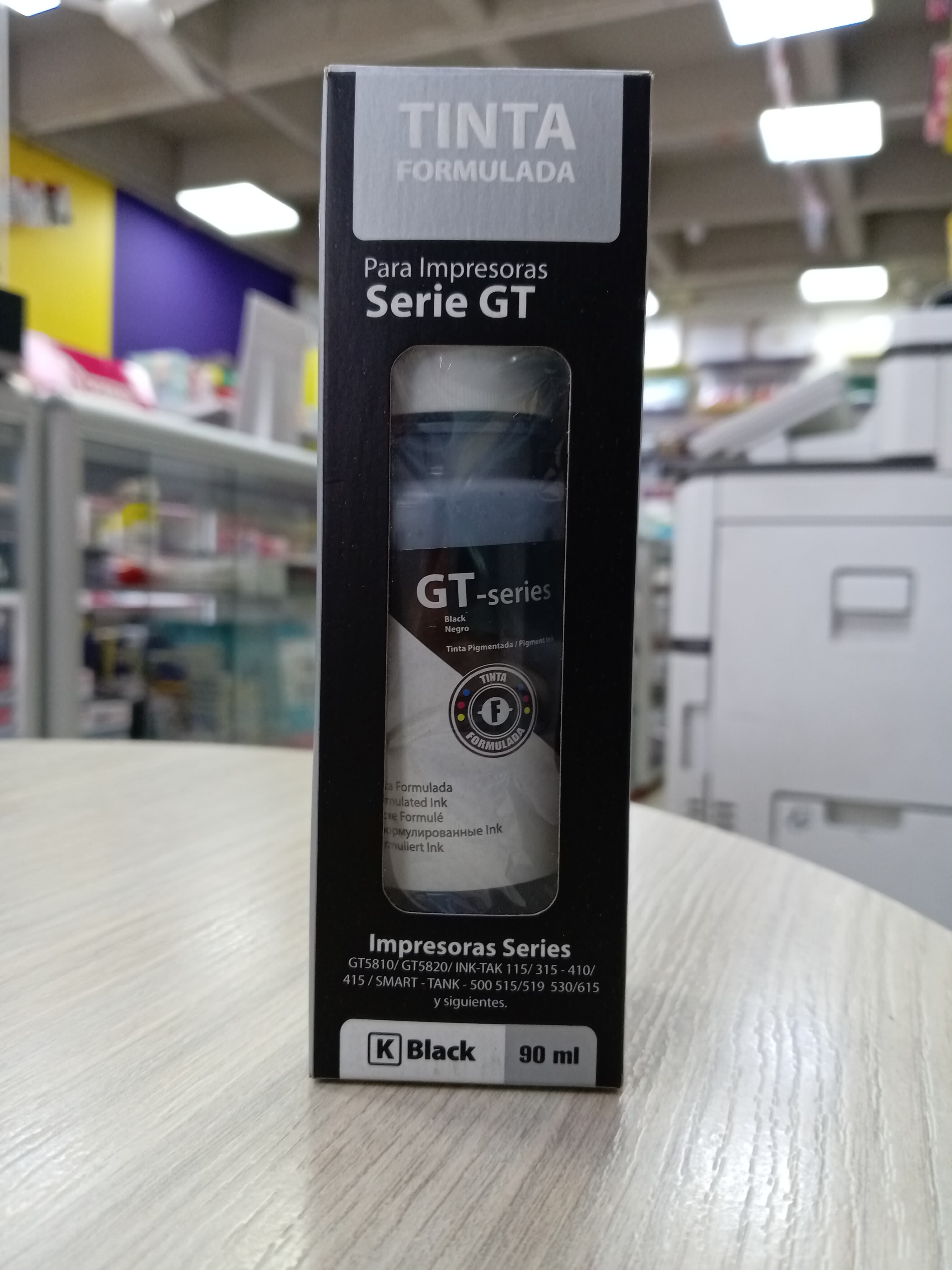 TINTA FORMULADA/PREMIUM INK #GT53 BLACK X90ML (CON BLISTER)