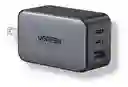 Cargador Ugreen 65w Pd Usb-cx3 Usb-a Carga Rápida Qc 4.0 3.0