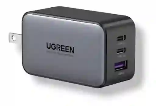 Cargador Ugreen 65w Pd Usb-cx3 Usb-a Carga Rápida Qc 4.0 3.0
