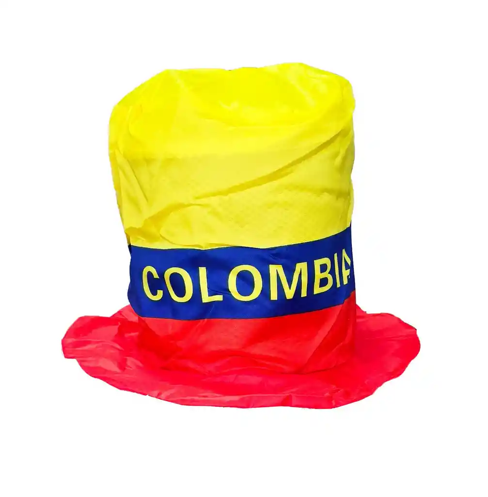 Sombrero Gorro Tricolor Fiestas Futbol Bandera Colombia