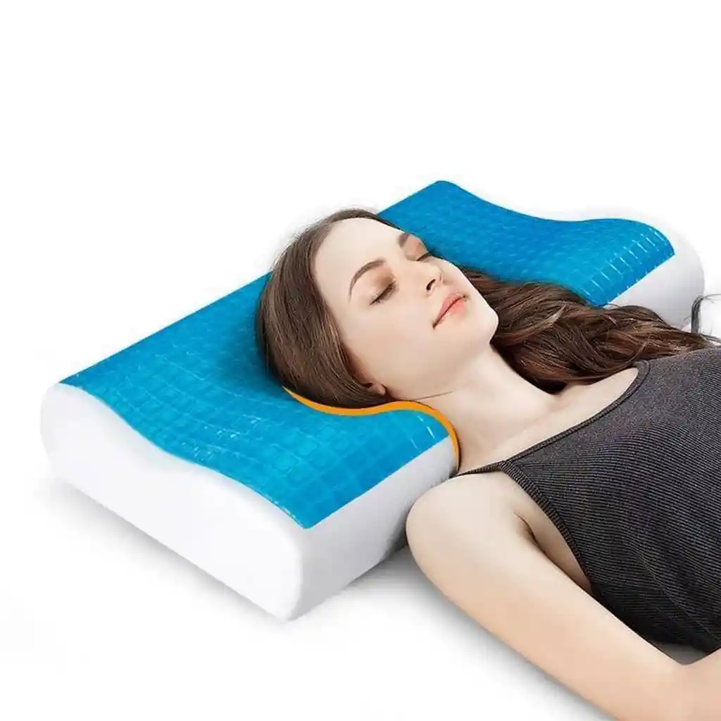 Almohada De Gel Ortopédica Memory Pillow Refrescante X 2 Uni