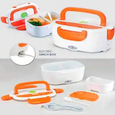 Lonchera Eléctrica Lunch Box Cubierto Portátil Porta Comidas 110v