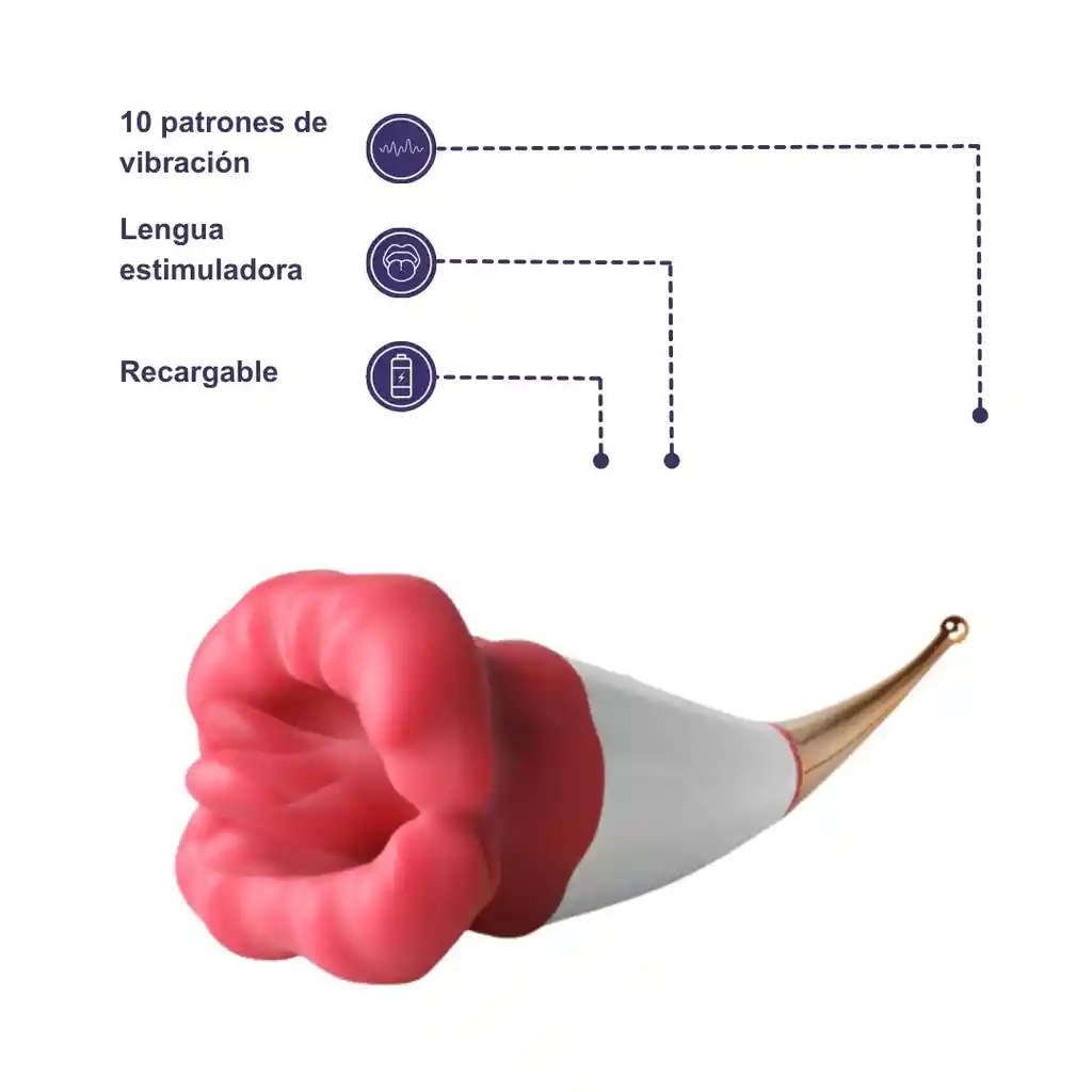 Boca Vibradora Con Lengua Estimuladora