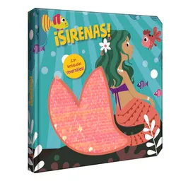 Libro Interactivo Sirenas Con Lentejuelas Sensorial Niños