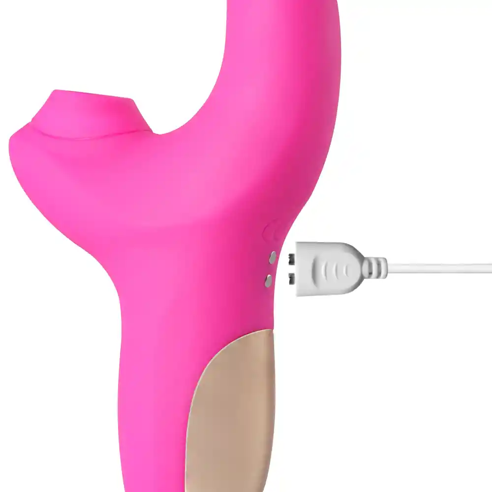 Vibrador Doble Estimulación Con Palmoteo