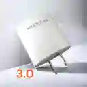 Cabezal Adaptador Usb De Viaje 3a/at Ca01 Carga Rápida / Blanco