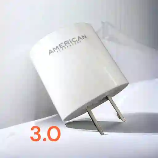 Cabezal Adaptador Usb De Viaje 3a/at Ca01 Carga Rápida / Blanco