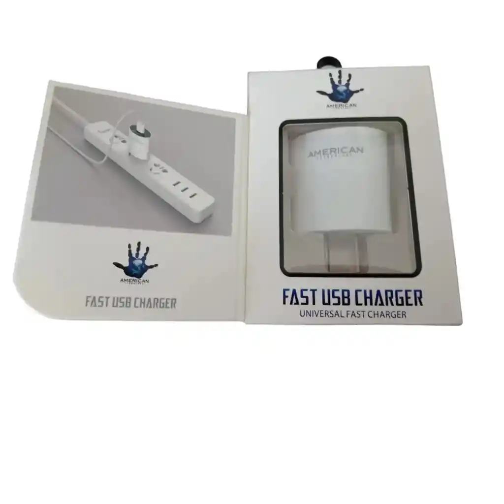 Cabezal Adaptador Usb De Viaje 3a/at Ca01 Carga Rápida / Blanco