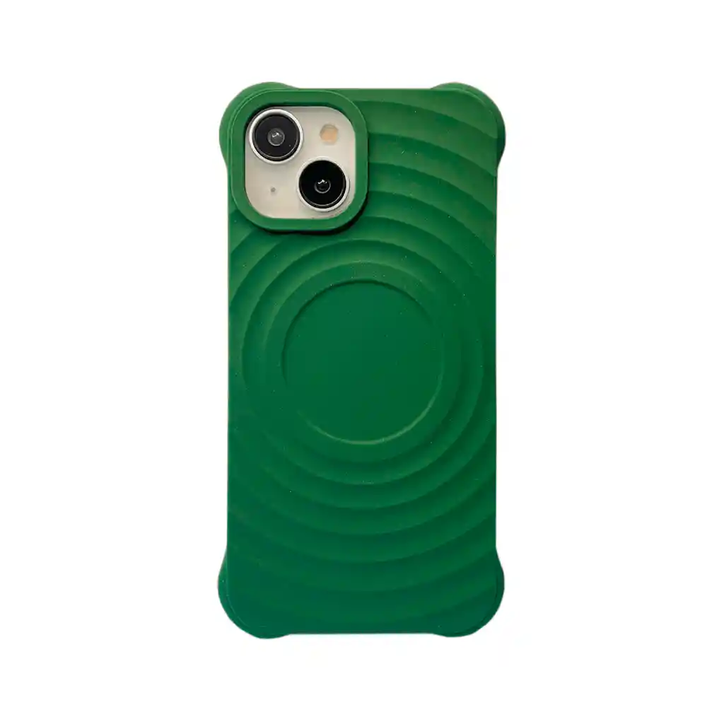 Estuche Magasfe Iphone 15 Silicone Essentials Verde