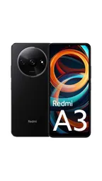 Celular Xiaomi Redmi A3, Pantalla 6.71", Mediatek Helio G36, Almacena 64gb, Ram 3gb, Android 14, Camara Doble, Dual Sim, Midnight Black, 4g Lte