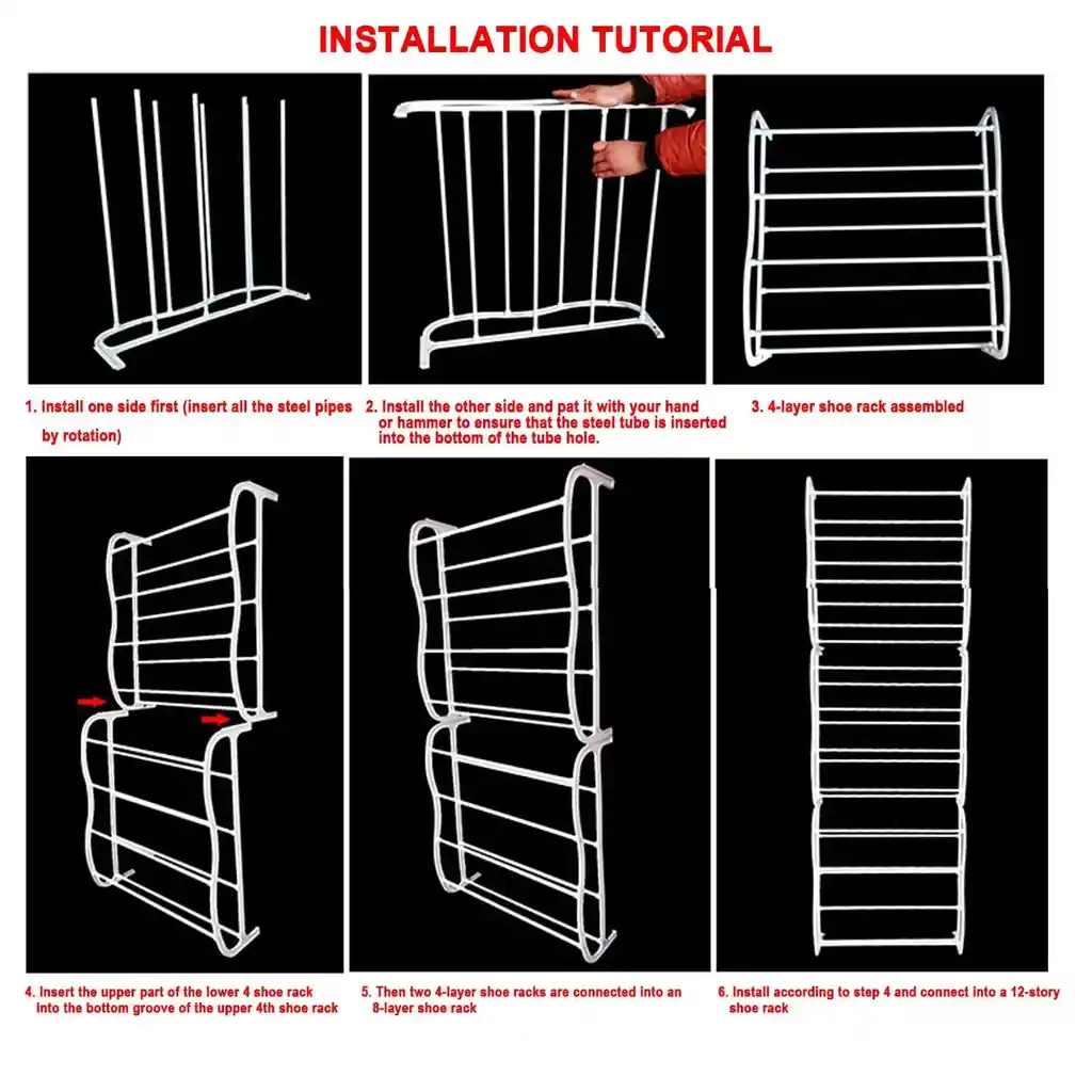 Organizador Zapatos Puerta 36 Pares Resistente Zapatero