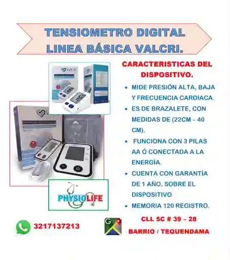 Tensiometro Digital Basico B03