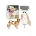 Secador De Pelo Para Perros Gatos Portátil Con Cepillo Color Blanco