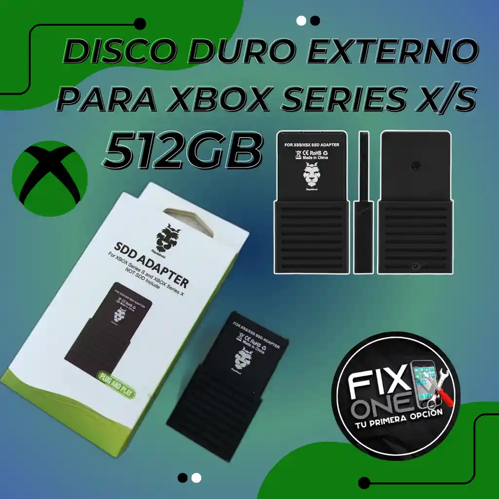 Disco Duro De Expansión Xbox Series S Y X 512gb