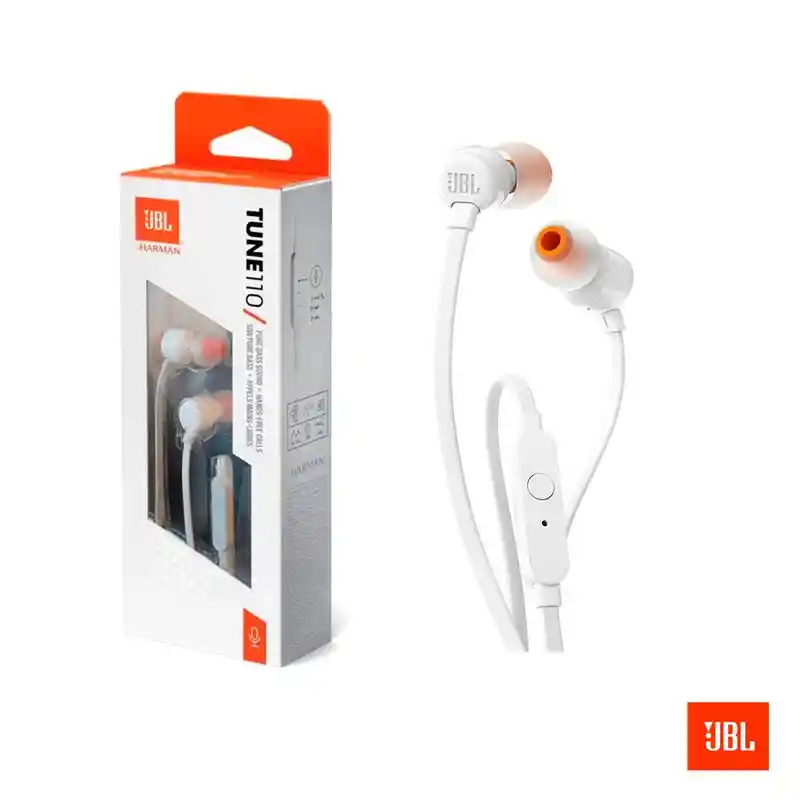 Manos Libres Jbl Tune 110 (blanco)